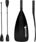 Abahub Pagaie Kayak SUP 2-en-1 Manche Carbone Légère, Réglable, Multicolore